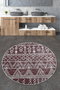 Mijölnir Alfombrilla de Baño Straordinario Djt - Rojo clarete y blanco (100 cm)